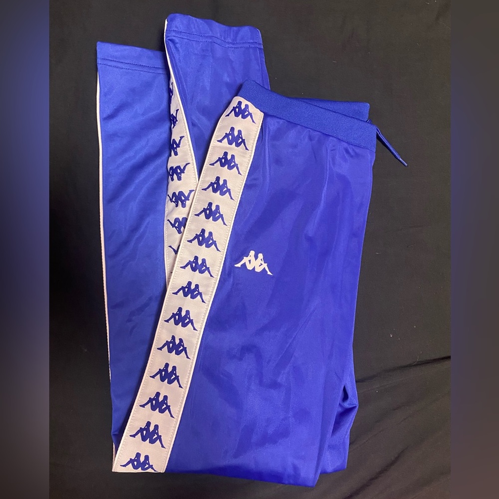 Blue Medium Kappa ( fits a small) Unisex Trackpant